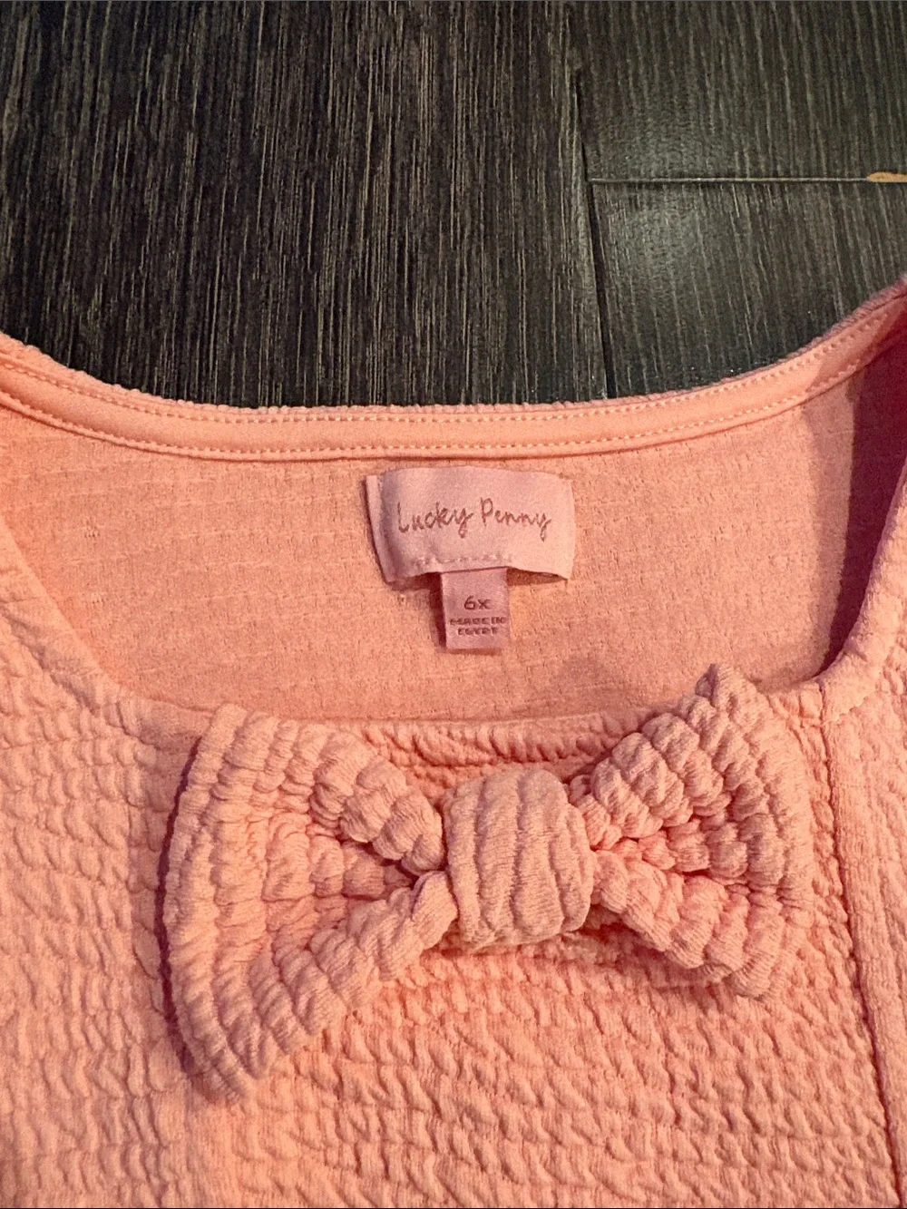 Lucky Penny pink girls blouse
